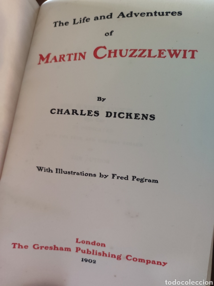 Libros antiguos: Martin Chuzzlewit, Charles Dickens - Foto 1