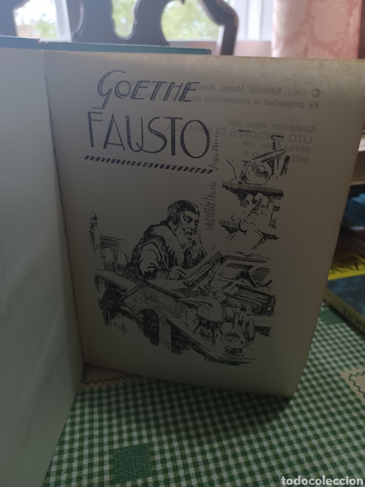 Libros antiguos: Barybook 260. Fausto Goethe Lito ediciones Olimpia - Foto 3