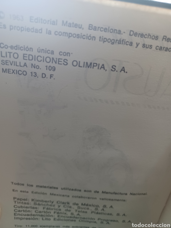 Libros antiguos: Barybook 260. Fausto Goethe Lito ediciones Olimpia - Foto 4