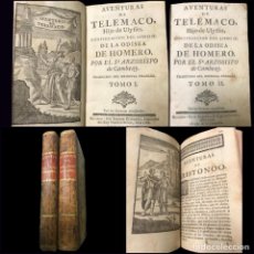 Libros antiguos: 1768-AVENTURAS DE TELEMACO. ARZOBISPO DE CAMBRAY, FENELÓN - BARCELONA TOMAS PIFERRER Y CARLOS SAPERA. Lote 335059888
