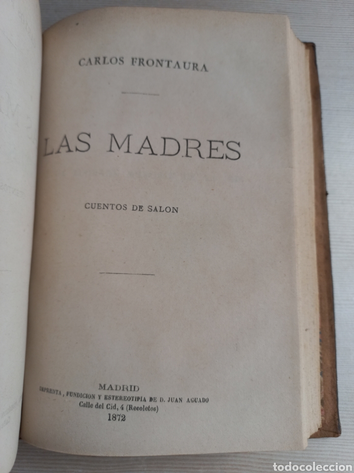 Libros antiguos: Obras de Carlos Frontaura. 1868-1873. - Foto 10