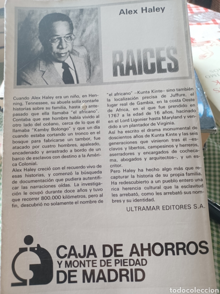 Libros antiguos: Barybook C98 Ra&iacute;ces Alex Haley ultramar - Foto 2