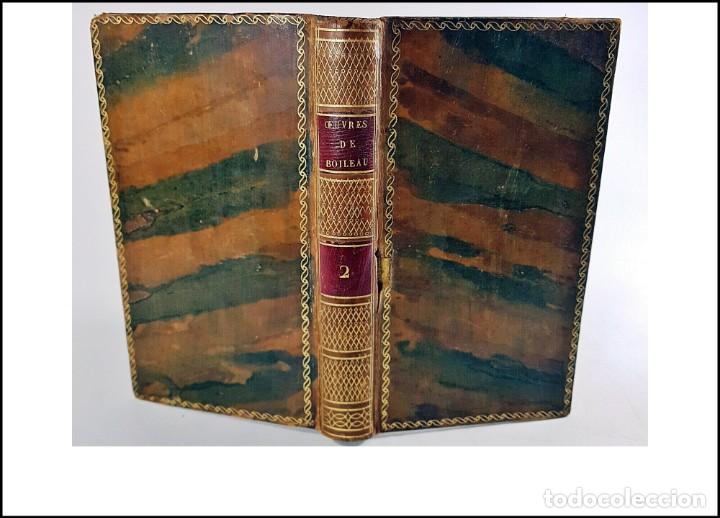 AÑO 1768: OBRAS DE BOILEAU. LIBRO DEL SIGLO XVIII. (Libros antiguos (hasta 1936), raros y curiosos - Literatura - Narrativa - Clásicos)