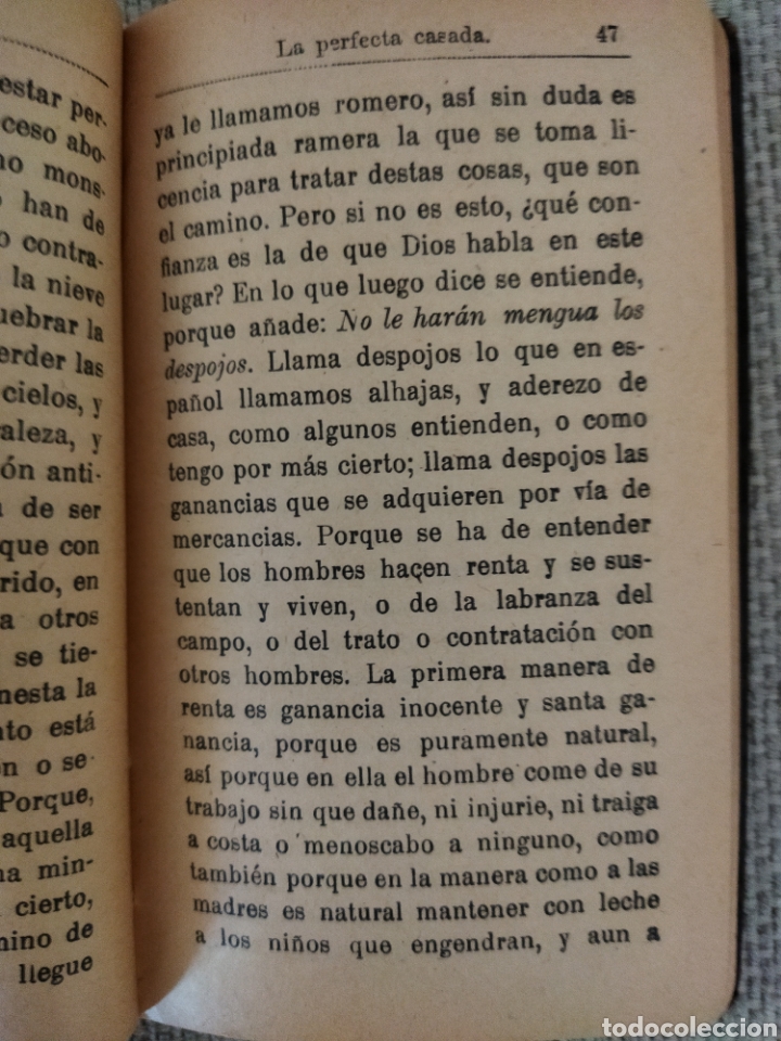 Libros antiguos: La perfecta casada. Fray Luis de Le&oacute;n - Foto 4
