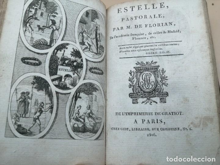 Libros antiguos: GALATEE PASTORALE CERVANTES FLORIAN 1805 - Foto 1