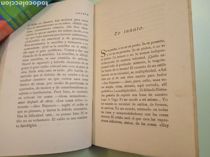 Libros antiguos: Un Pueblecito. Azor&iacute;n. - Foto 8