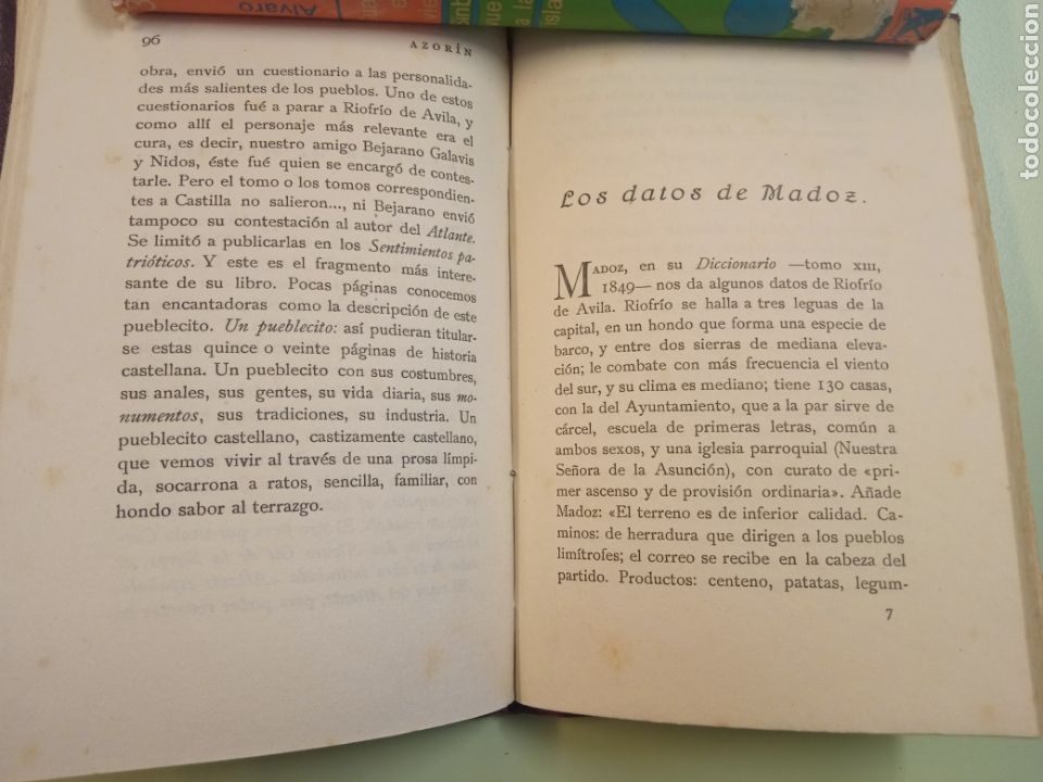 Libros antiguos: Un Pueblecito. Azor&iacute;n. - Foto 9