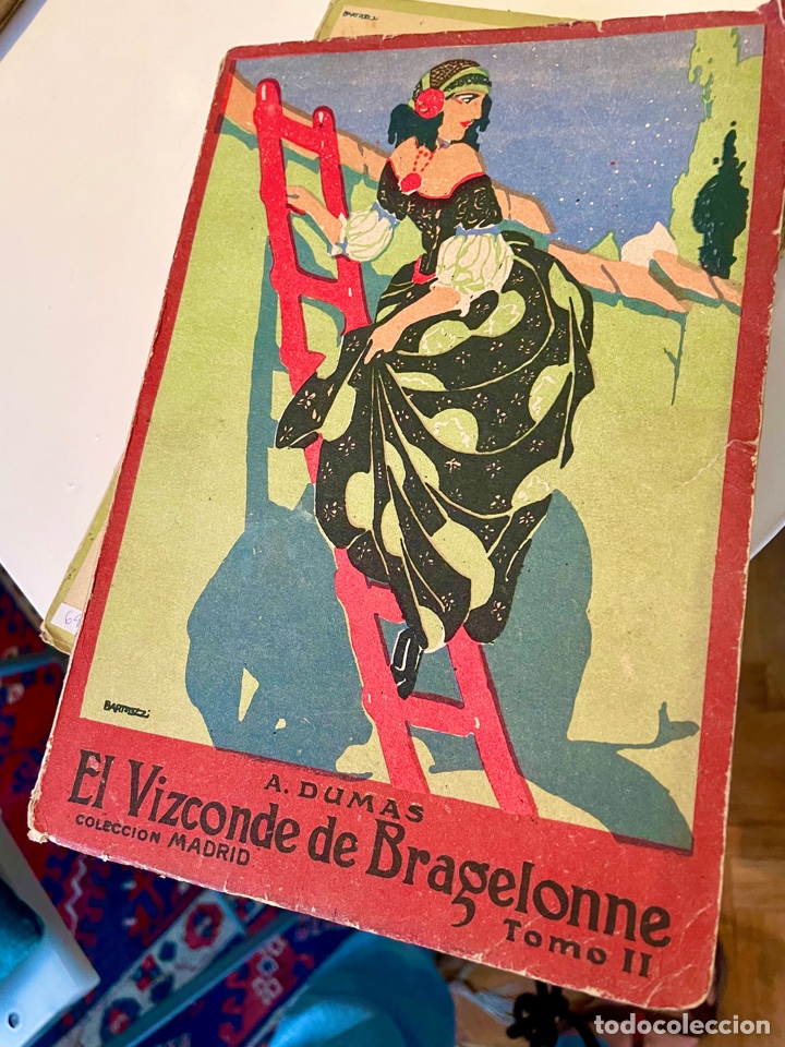 Libros antiguos: Dibujante Bartolozzi. El Conde De Bragelone. A Dumas - Foto 3