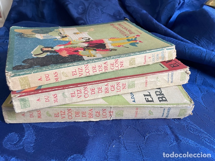 Libros antiguos: Dibujante Bartolozzi. El Conde De Bragelone. A Dumas - Foto 9