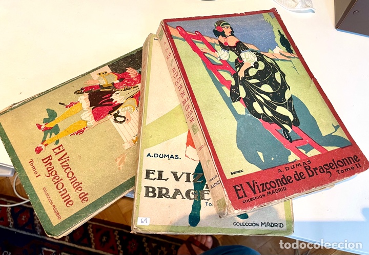 Libros antiguos: Dibujante Bartolozzi. El Conde De Bragelone. A Dumas - Foto 1