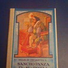 Libros antiguos: SANCHO PANZA EN SU INSULA CERVANTES EDITORES DALMAU 1931. Lote 342448508