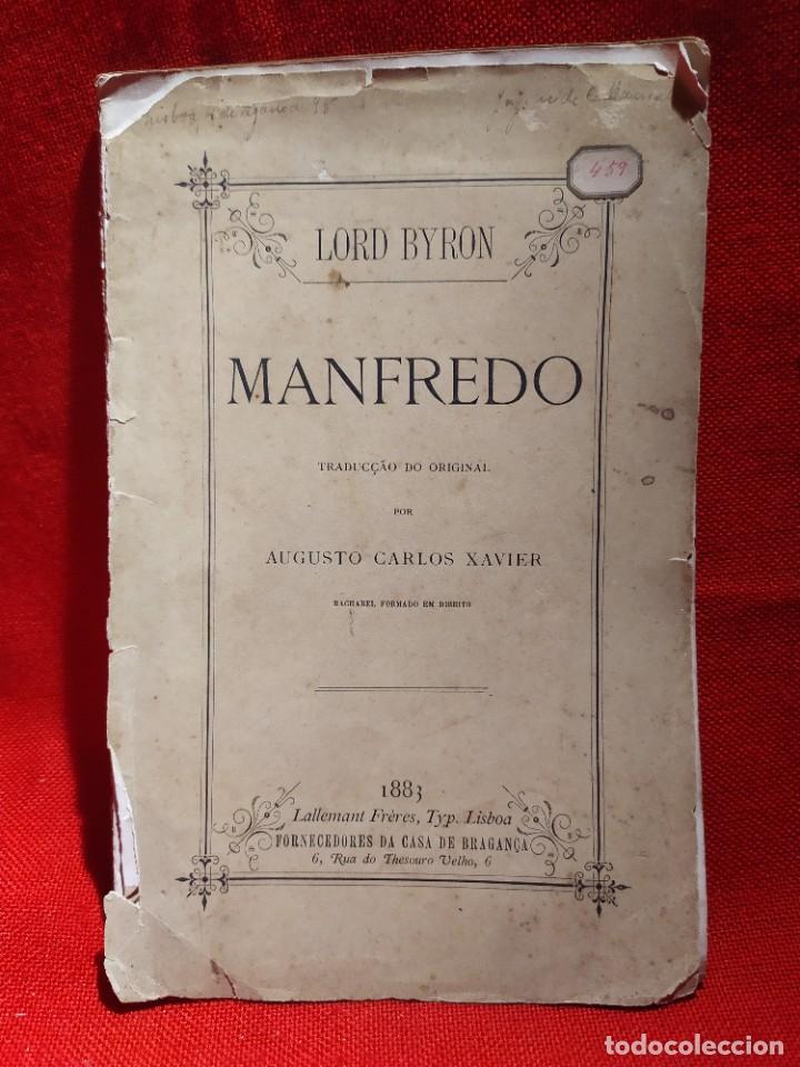 Libros antiguos: 1883. Manfredo. Lord Byron. - Foto 1