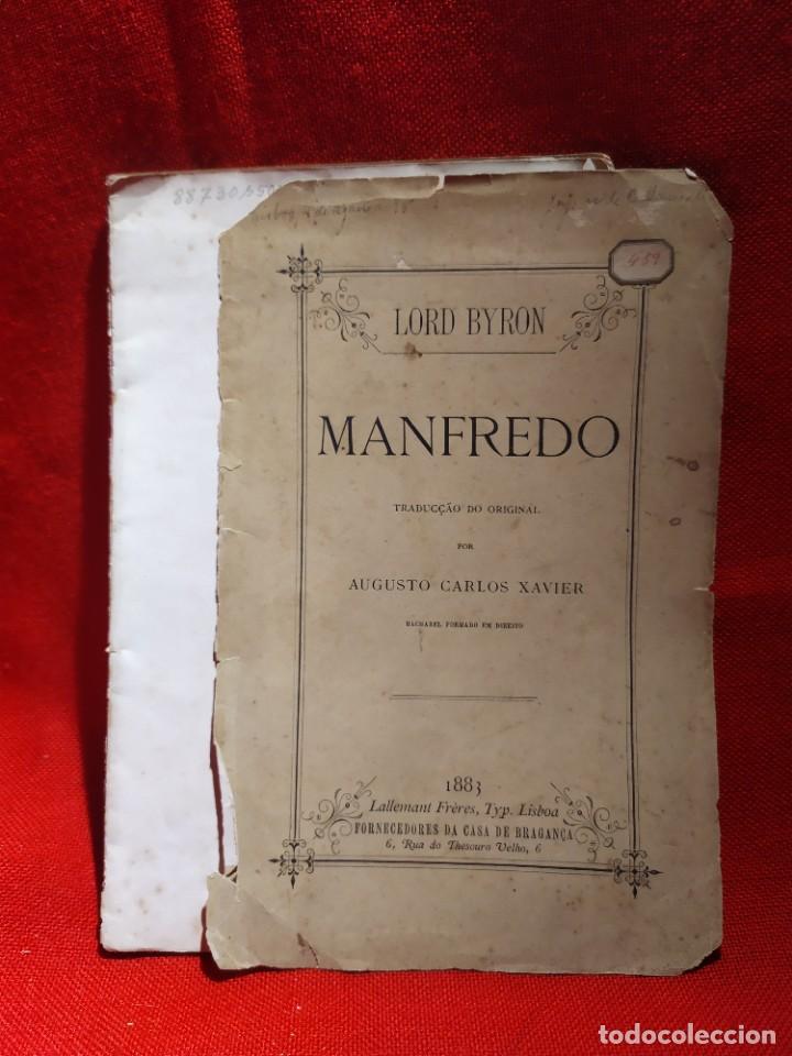 Libros antiguos: 1883. Manfredo. Lord Byron. - Foto 2