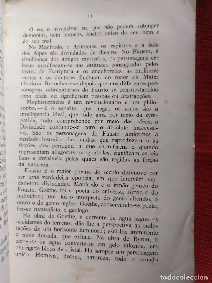 Libros antiguos: 1883. Manfredo. Lord Byron. - Foto 5
