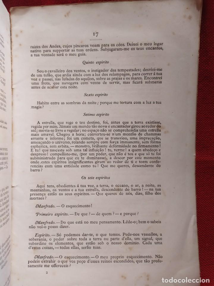 Libros antiguos: 1883. Manfredo. Lord Byron. - Foto 7