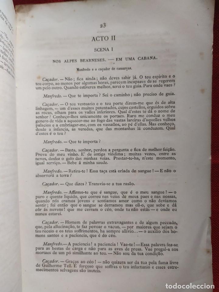 Libros antiguos: 1883. Manfredo. Lord Byron. - Foto 8