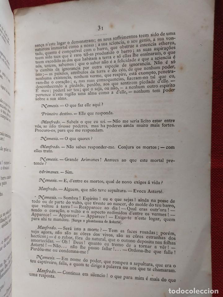 Libros antiguos: 1883. Manfredo. Lord Byron. - Foto 11