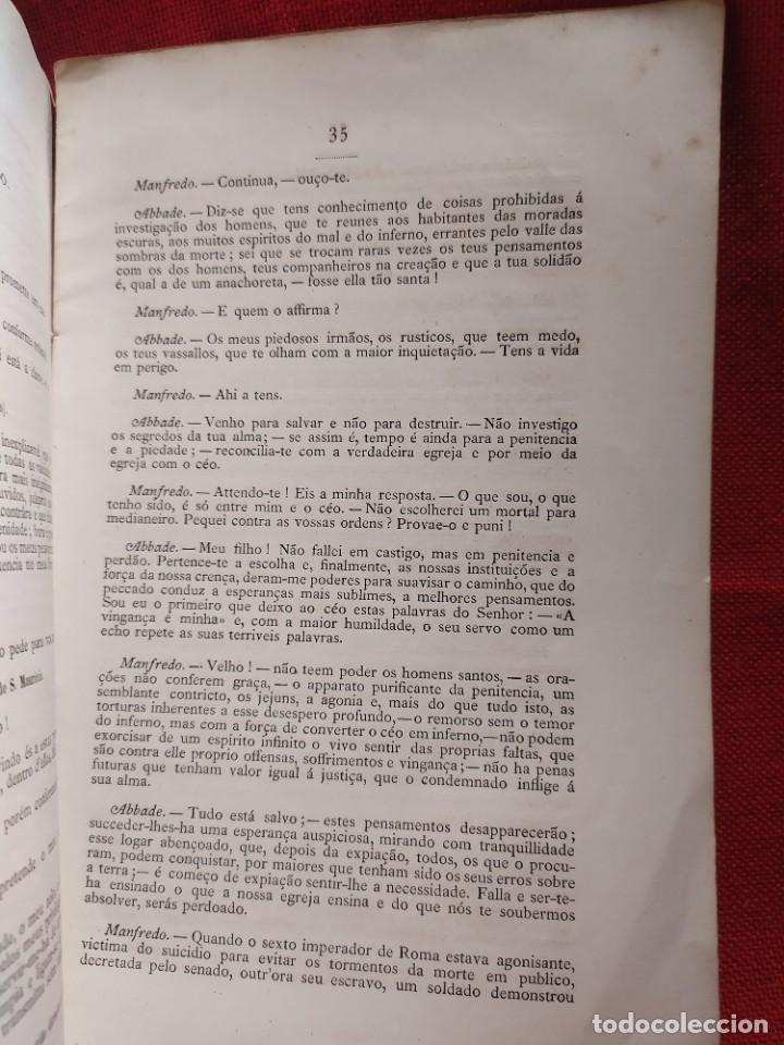 Libros antiguos: 1883. Manfredo. Lord Byron. - Foto 12