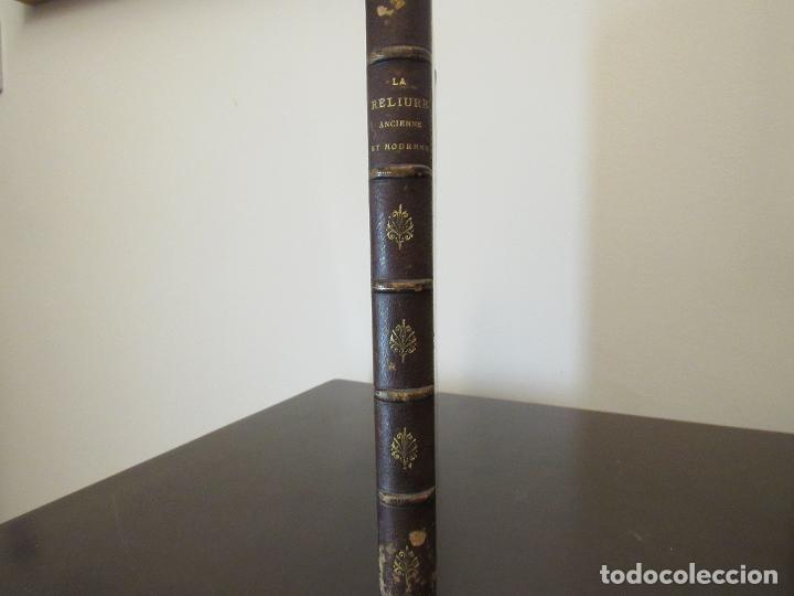 Libros antiguos: Gustave Brunet - La reliure ancienne et moderne - Foto 5