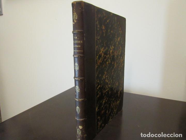 Libros antiguos: Gustave Brunet - La reliure ancienne et moderne - Foto 1