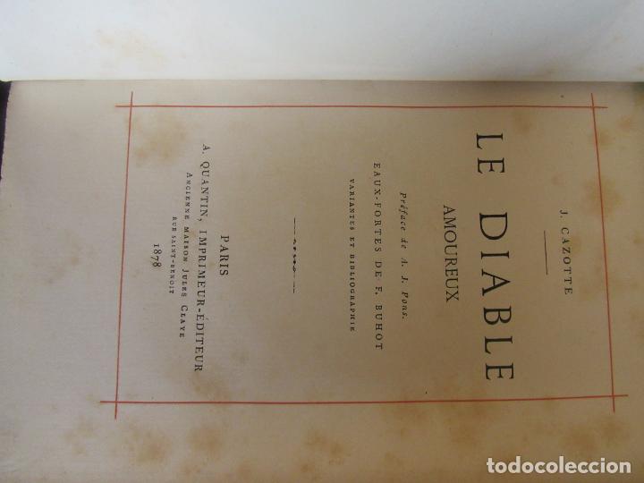 Libros antiguos: Le diable amoureux. Jacques Cazotte - A Quantin, 1878 - Foto 5