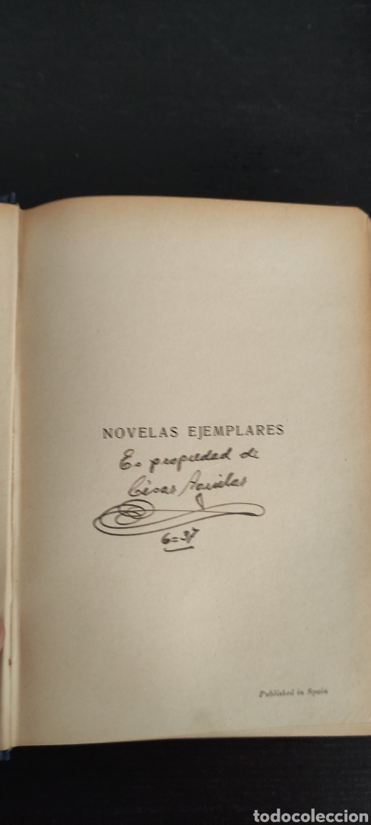 Libros antiguos: Novelas Ejemplares, 1935 Sopena - Foto 2