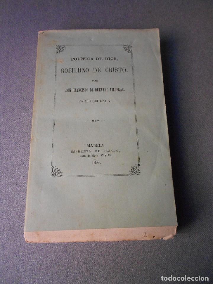 Libros antiguos: GOBIERNO DE CRISTO. - Foto 1
