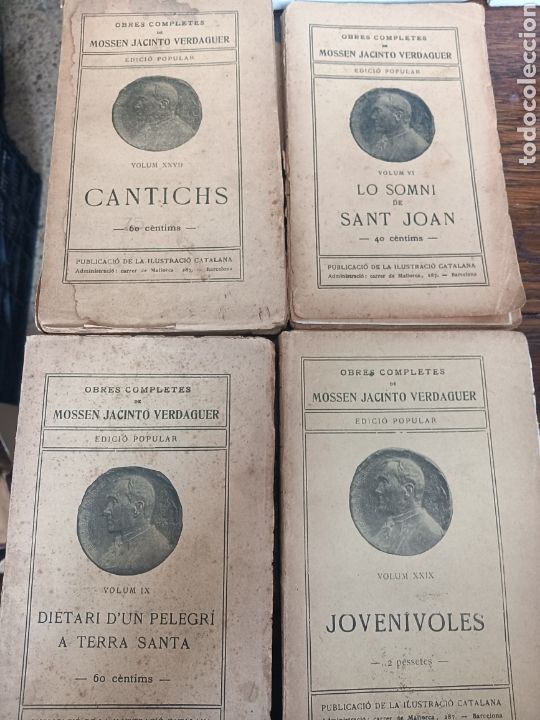 Antiquarische B&uuml;cher: OBRAS COMPLETES DE MOSS&Egrave;N JACINTO VERDAGUER A&Ntilde;OS 1910-20-30