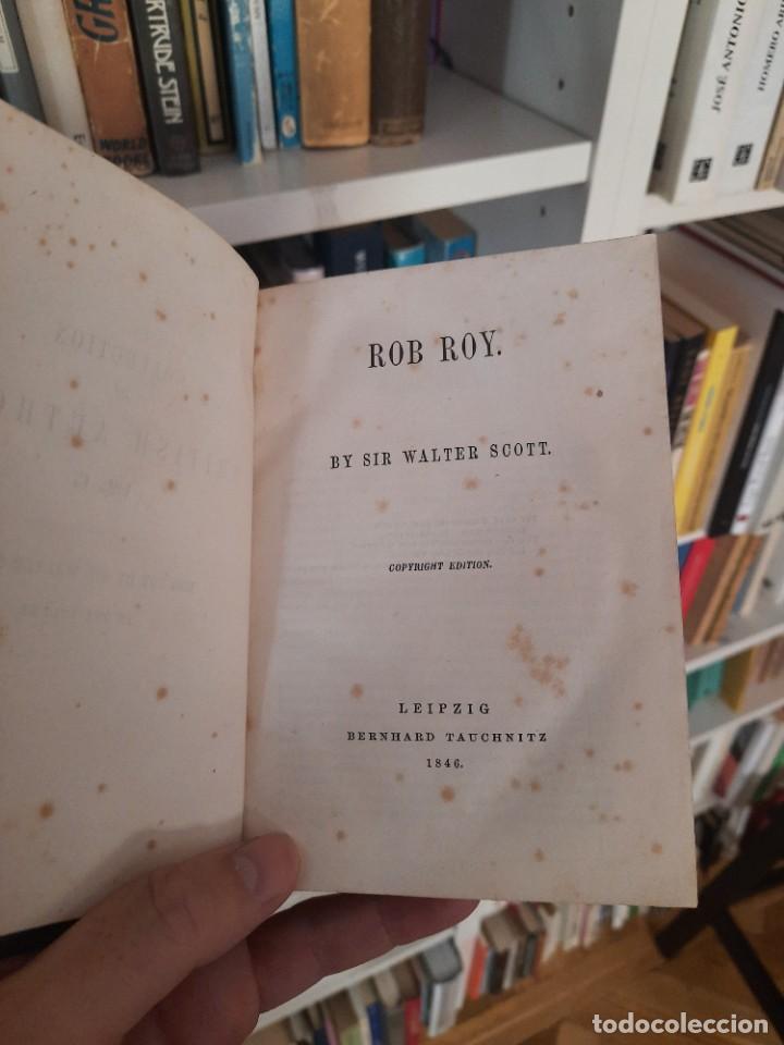 Libros antiguos: Rob Roy, Walter Scott - Foto 4