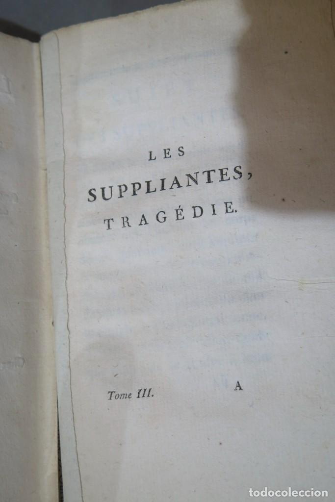 Libros antiguos: 1782.- Les Tragedies D&acute;Euripide. TOMO 3 - Foto 3