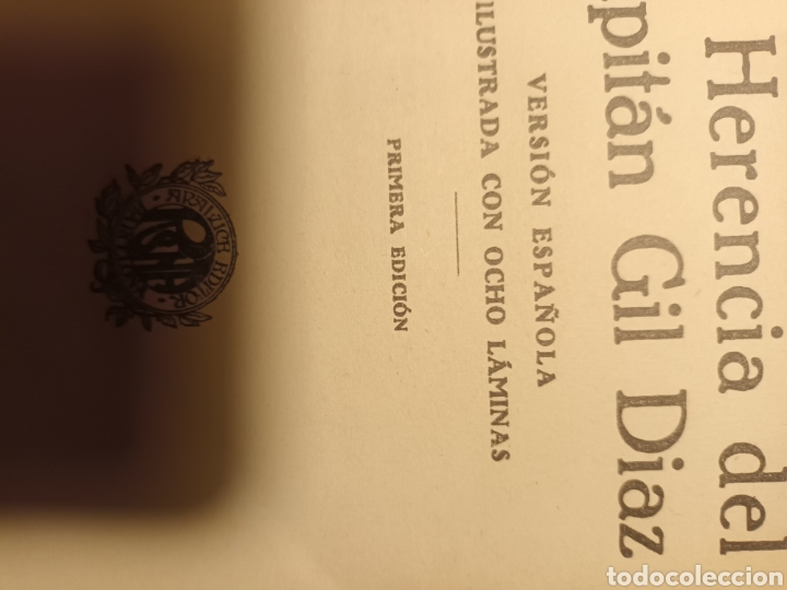 Libros antiguos: LA HERENCIA DEL CAPITAN GIL DIAZ.EMILIO SALGARI. - Foto 3