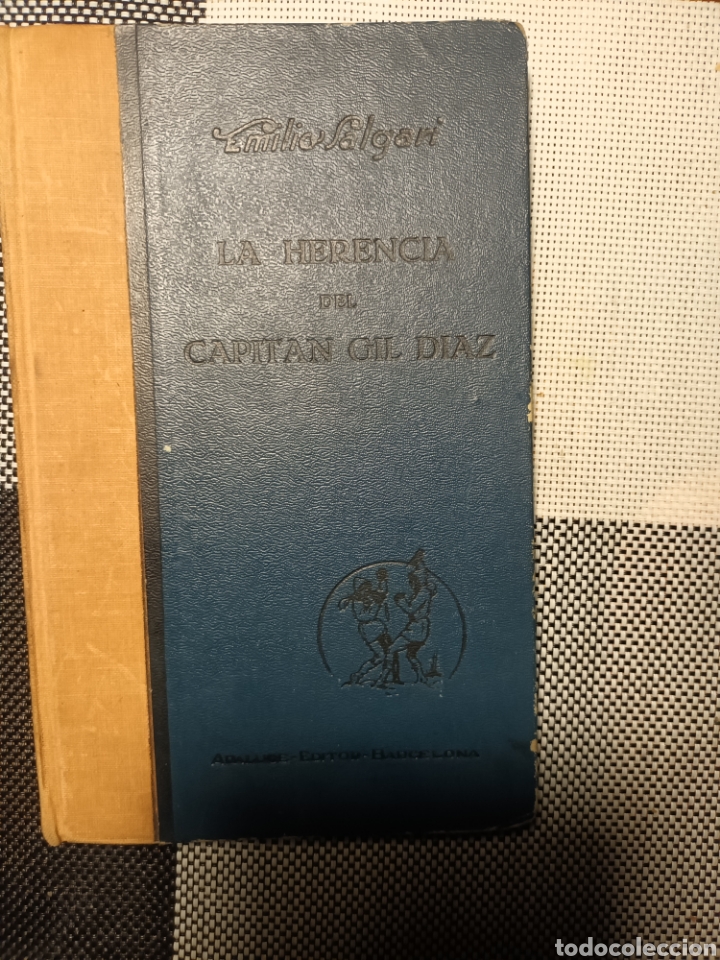 Libros antiguos: LA HERENCIA DEL CAPITAN GIL DIAZ.EMILIO SALGARI. - Foto 1