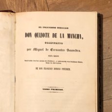 Libros antiguos: 2 TOMOS. DON QUIJOTE DE LA MANCHA. AÑO 1853. Lote 346928428