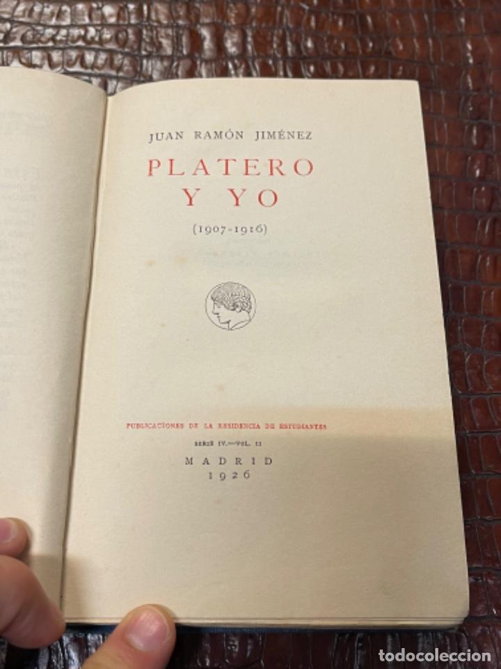 Libros antiguos: 1926 PLATERO Y YO JUAN RAMON JIMENEZ. RESIDENCIA DE ESTUDIANTES - Foto 10