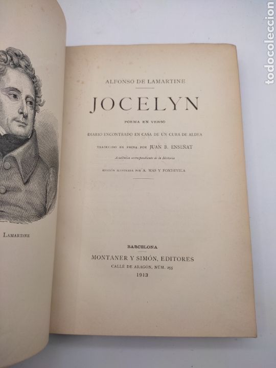 Libros antiguos: Jocelyn 1913 Simon y Montaner. - Foto 2