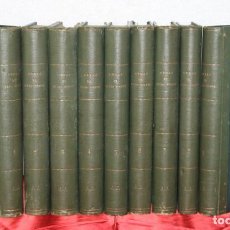 Libros antiguos: OBRAS COMPLETAS DE JULIO VERNE. 9 TOMOS. SAENZ DE JUBERA HERMANOS. C.1880 (VER DESCRIPCIÓN, TÍTULOS)