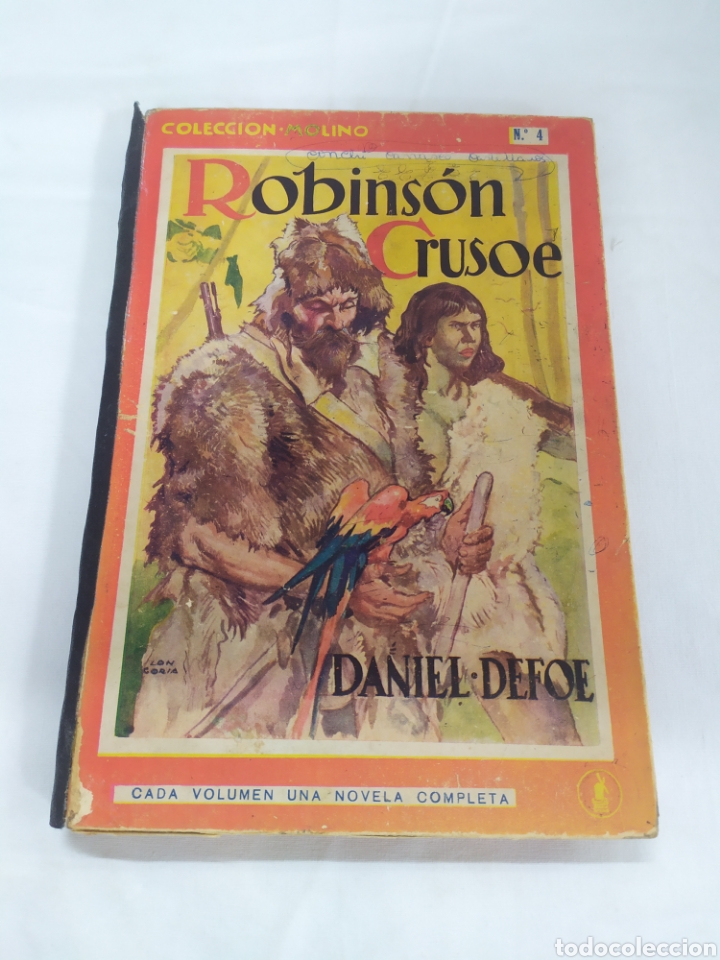 Libros antiguos: Robinson Crusoe Colecci&oacute;n Molino - Foto 1
