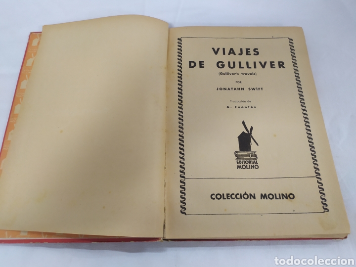 Libros antiguos: Viales de Gulliver de colecci&oacute;n Molino - Foto 3