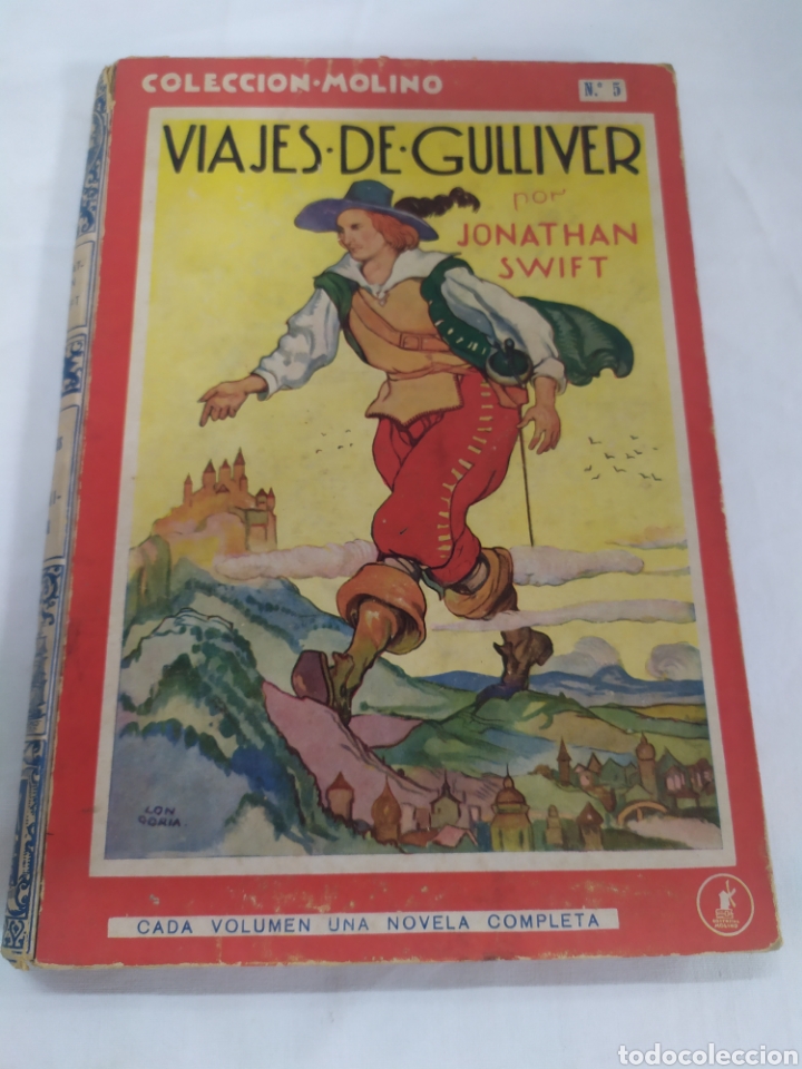 Libros antiguos: Viales de Gulliver de colecci&oacute;n Molino - Foto 1