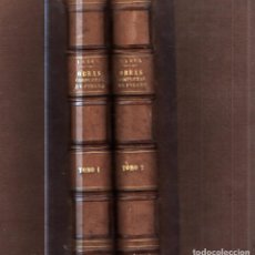 Libros antiguos: MARIANO JOSÉ DE LARRA : OBRAS COMPLETAS DE FÍGARO - DOS TOMOS (BAUDRY, PARIS, 1866)