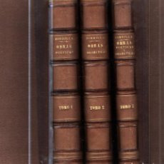 Libros antiguos: JOSÉ ZORRILLA : OBRAS POÉTICAS Y DRAMÁTICAS - TRES TOMOS (BAUDRY, PARIS, 1864 - 1852)
