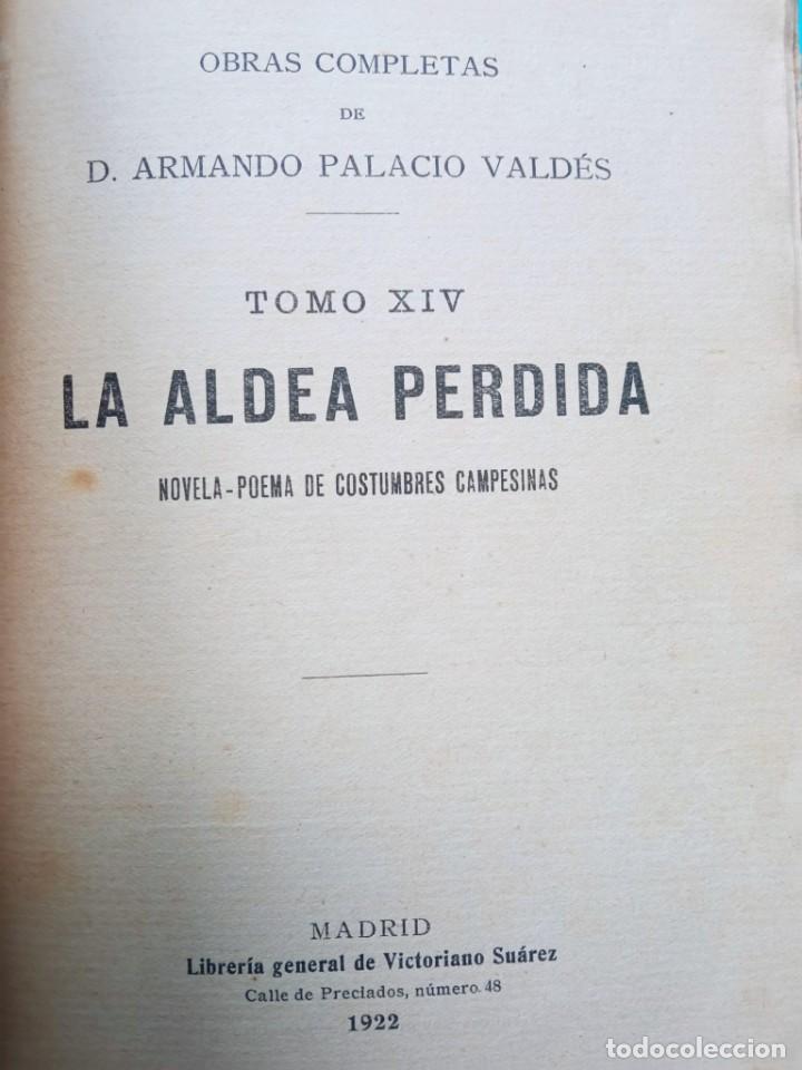 Libros antiguos: La aldea perdida. Autor: Armando Palacio Vald&eacute;s - Foto 2