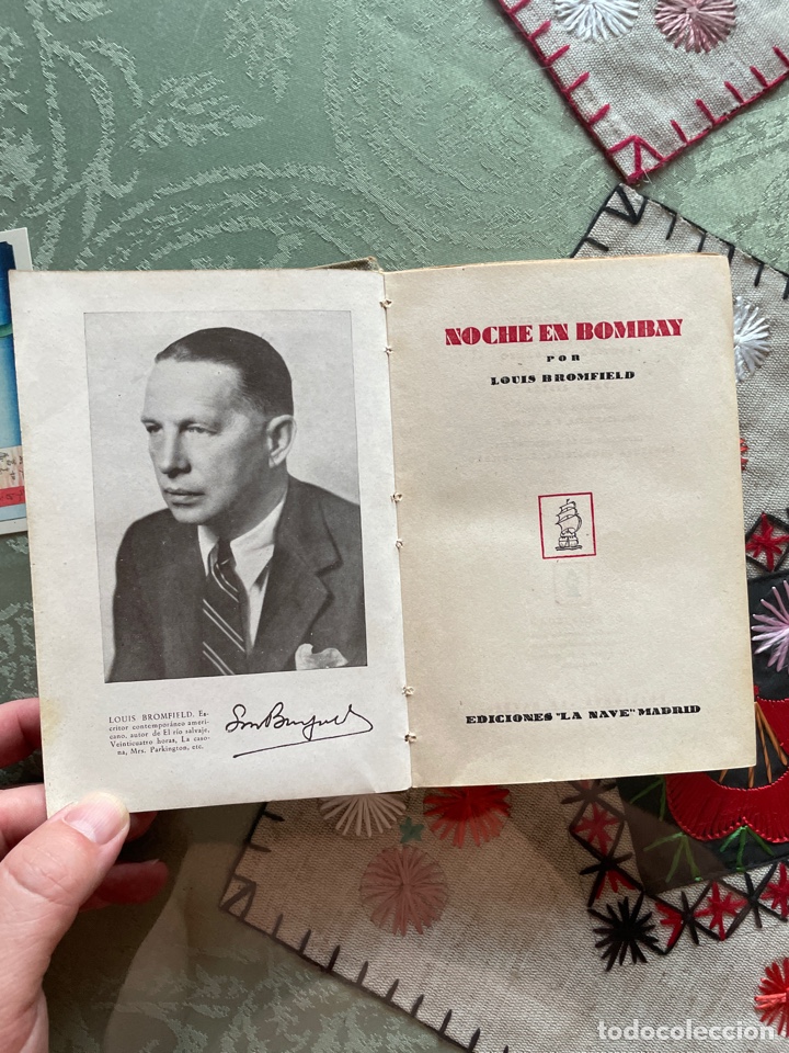 Libros antiguos: Noche en Bombay (LOUIS BROMFIELD) - Foto 3