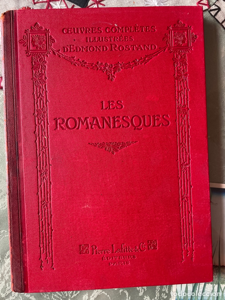 Libros antiguos: edmon rostand ouvres completes ilustrees (4 tomos en franc&eacute;s) - Foto 3