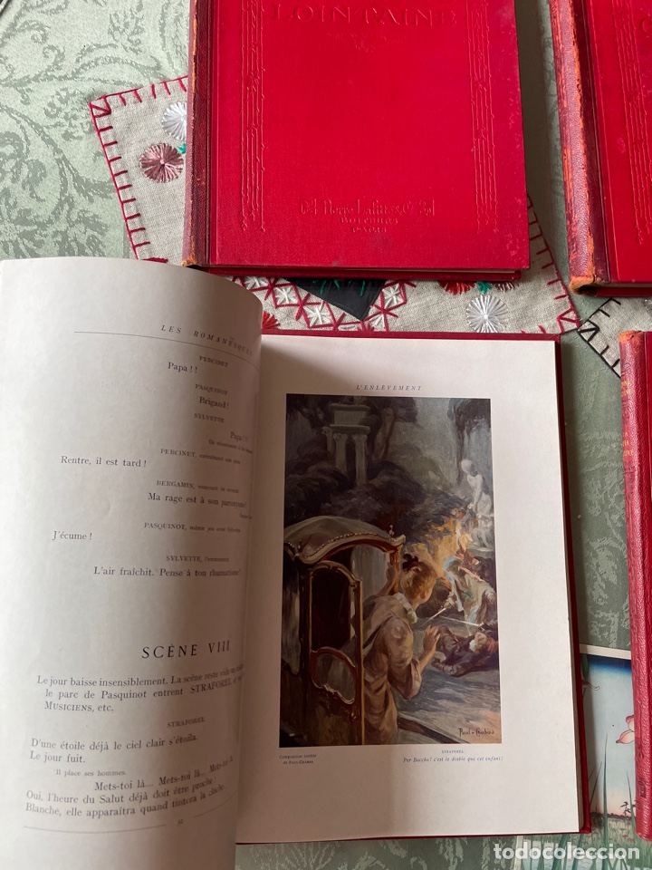 Libros antiguos: edmon rostand ouvres completes ilustrees (4 tomos en franc&eacute;s) - Foto 9