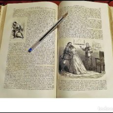 Livres anciens: AÑO 1886: CERVANTES: LA GALATEA, RINCONETE Y CORTADILLO... ILUSTRADO. 26 CM.. Lote 358765705