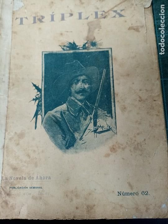 Libros antiguos: P. DIvoi Triplex. Novela de ahora N. 62 - Foto 1
