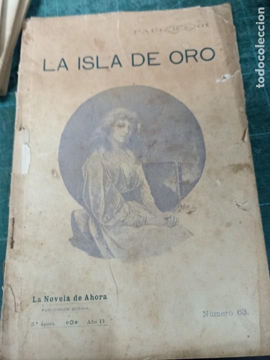 Libros antiguos: P. DIvoi. La isla de oro. Novela de ahora N. 63 - Foto 1
