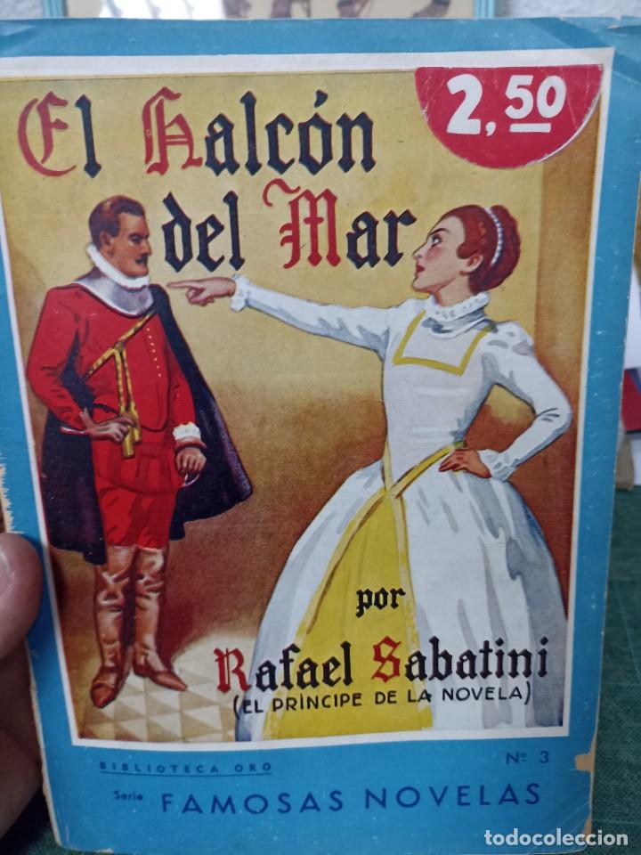 Libros antiguos: Sabatinim El Halc&oacute;n del mar. Biblioteca Oro. - Foto 1