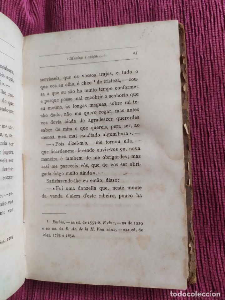 Libros antiguos: 1891. Menina e mo&ccedil;a. Bernaldim Ribeiro. - Foto 10